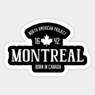 Canada, Montreal. NAP Sticker